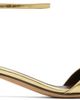 The Row The Row Gold Vika Ankle Strap Kitten Heeled Sandals - 1