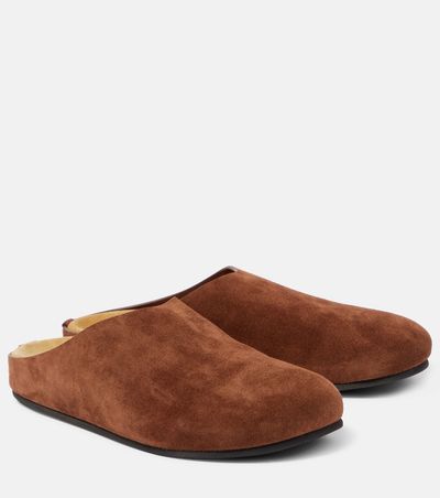 The Row The Row Hugo suede mules