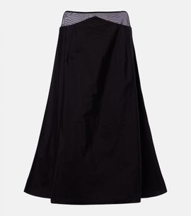 The Row The Row Irella cotton poplin midi skirt