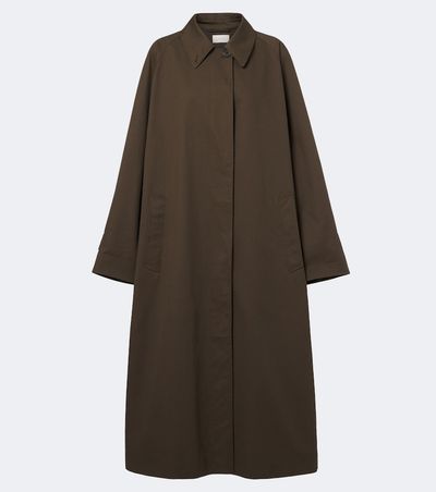 The Row The Row Iza cotton gabardine coat
