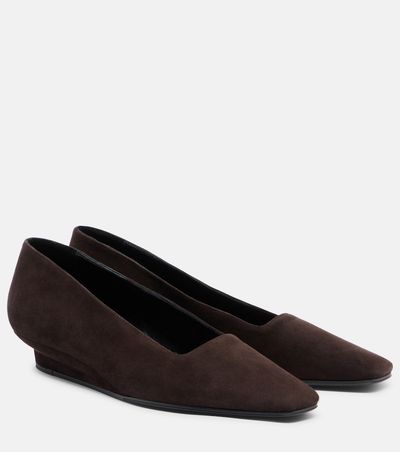 The Row The Row June suede wedges