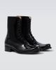 The Row The Row Kai patent leather lace-up boots - 5