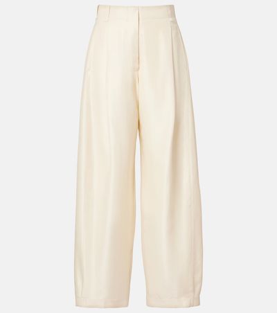 The Row The Row Kolina silk wide-leg pants