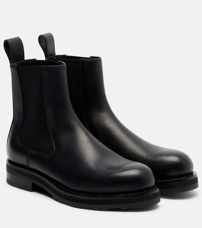 The Row The Row Leather Chelsea boots