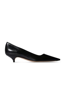 The Row The Row Liisa Kitten Leather Pumps