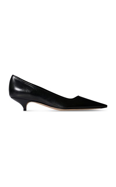 The Row The Row Liisa Kitten Leather Pumps