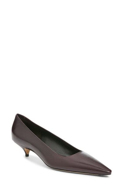 The Row The Row Liisa Leather Kitten Pump
