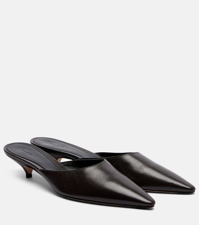 The Row The Row Mica leather mules