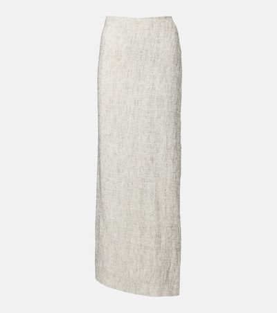 The Row The Row Linen and silk maxi skirt