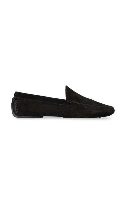 The Row The Row Lucca Suede Loafers