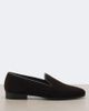 The Row The Row Marc leather-trimmed velvet loafers - 5