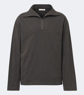 The Row The Row Marcielo cotton half-zip top