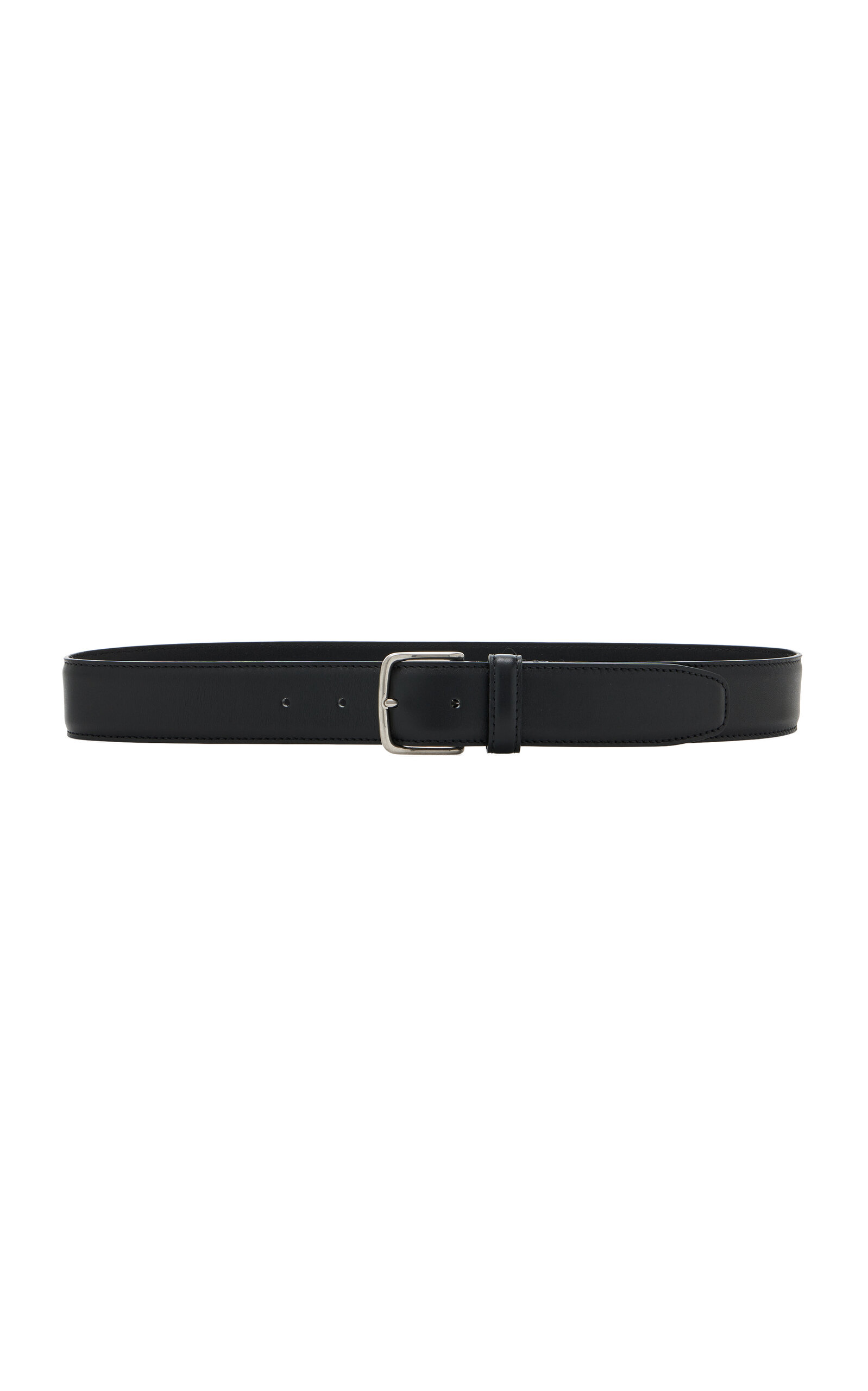 The Row The Row Maxi Classic Leather Belt Black 75 cm