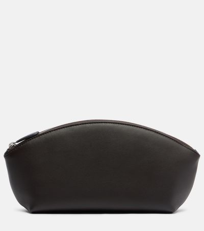 The Row The Row Melinda leather clutch