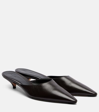 The Row The Row Mica leather mules