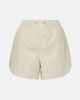 The Row The Row Nicasia striped cotton poplin shorts - 1