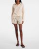 The Row The Row Nicasia striped cotton poplin shorts - 2