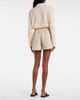The Row The Row Nicasia striped cotton poplin shorts - 3