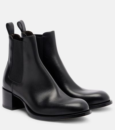 The Row The Row Nobilis Chelsea leather ankle boots