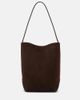 The Row The Row N/S Park Edge Medium suede tote bag - 1