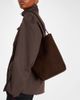 The Row The Row N/S Park Edge Medium suede tote bag - 2