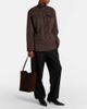 The Row The Row N/S Park Edge Medium suede tote bag - 5