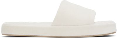 The Row The Row Off-White Pillow Slippers