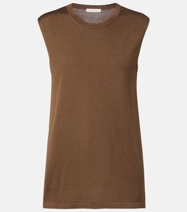 The Row The Row Omima silk top