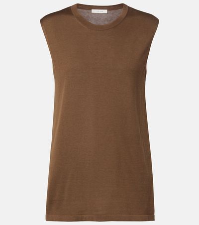 The Row The Row Omima silk top