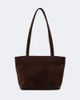 The Row The Row Parker Medium suede tote bag - 1