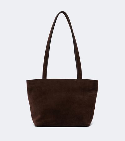 The Row The Row Parker Medium suede tote bag