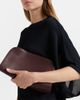 The Row The Row Peggy Medium leather clutch - 2