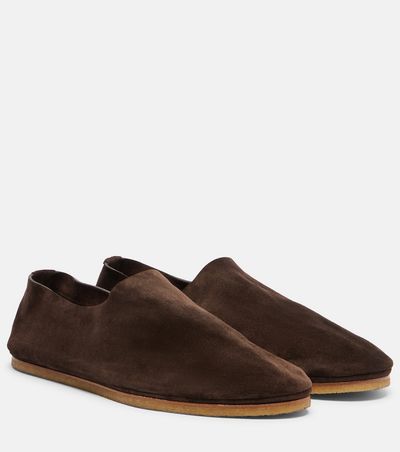 The Row The Row Perrick suede ballet flats
