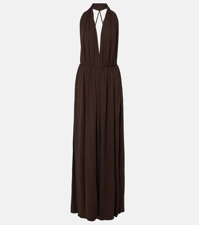The Row - Pharao gathered jersey crpe gown The Row - Pharao gathered jersey crpe gown