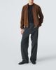 The Row The Row Ramiro suede bomber jacket - 3