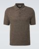 The Row The Row Ravi silk, cashmere, and linen polo shirt - 1