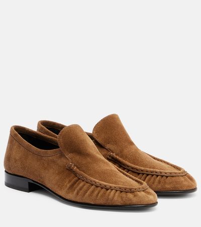 The Row The Row Soft Mocassin Two suede loafers