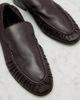 The Row The Row Soft ruched leather loafers - 6