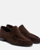 The Row The Row Soft ruched suede loafers - 1