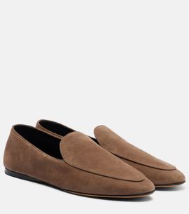 The Row The Row Soft suede loafers