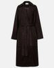 The Row The Row Solana suede wrap coat - 1