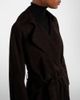 The Row The Row Solana suede wrap coat - 4
