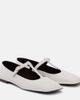 The Row The Row Square T-Strap leather ballet flats - 1