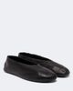 The Row The Row Stella shearling-trimmed leather ballet flats - 1