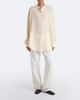 The Row The Row Stella shearling-trimmed leather ballet flats - 4