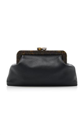 The Row The Row Suri Leather Clutch