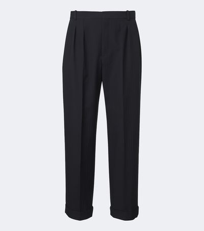 The Row The Row Tavel pleated wool and cashmere straight pants