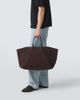 The Row The Row Timo leather-trimmed canvas tote bag - 2
