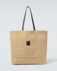 The Row The Row Tori leather-trimmed canvas tote bag - 1