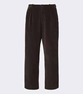 The Row The Row Tuxo pleated cotton corduroy wide-leg pants